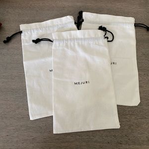 Set of 3 Mejuri cloth bags